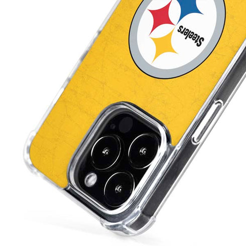 NFL Pittsburgh Steelers - Alternate Distressed iPhone 16 Pro MagSafe Case